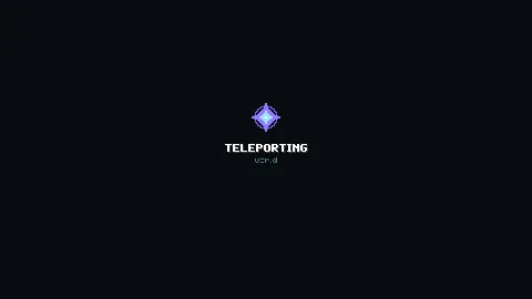 Frame 4: the Teleporting logo with its subtitle