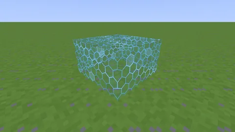 A boxed square border: a hexagon cube with a floor and a ceiling