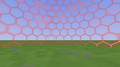 Frame 4: the wall fills most of the view